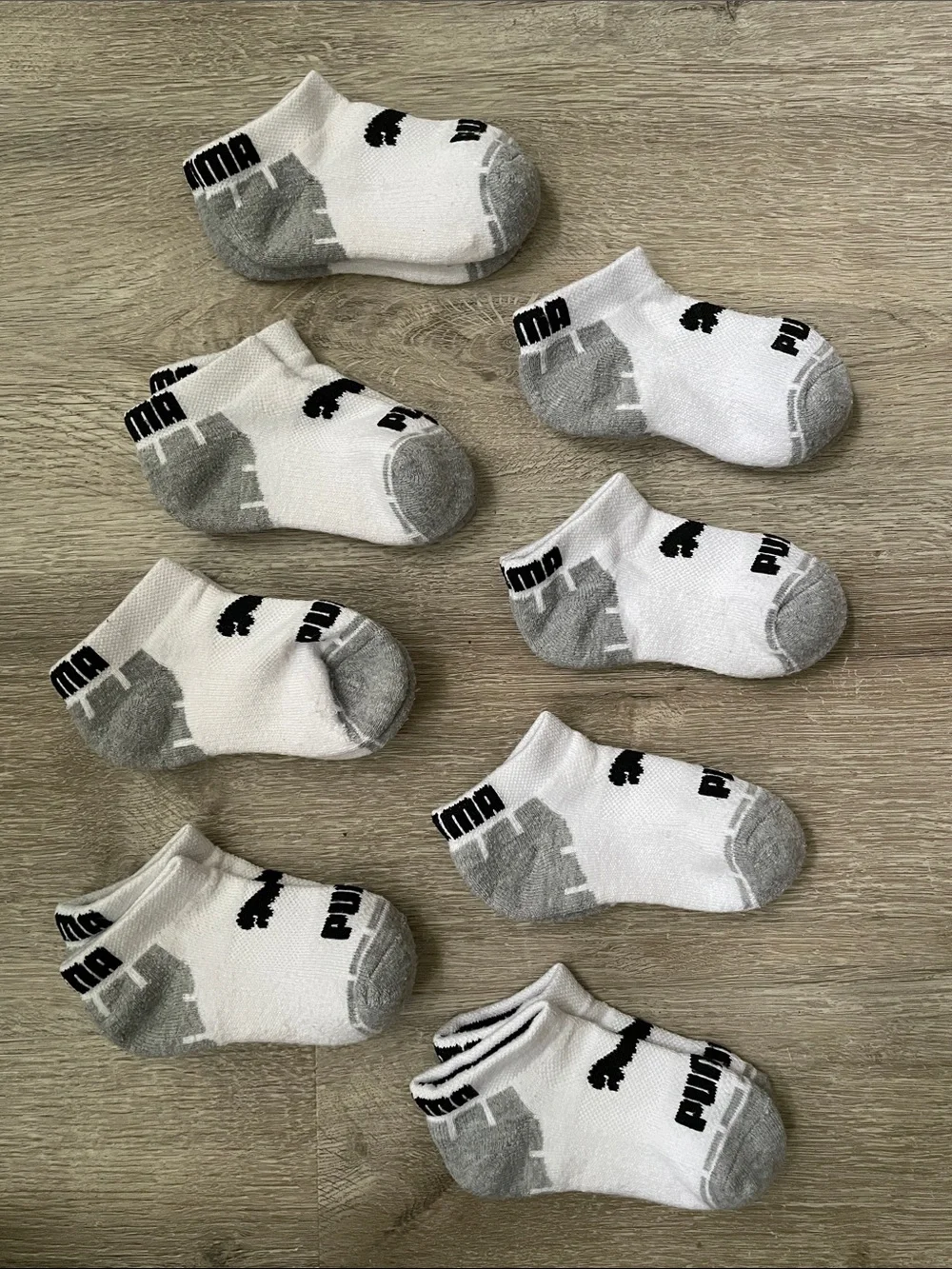 PUMA socks 8 pairs size 5-8 baby